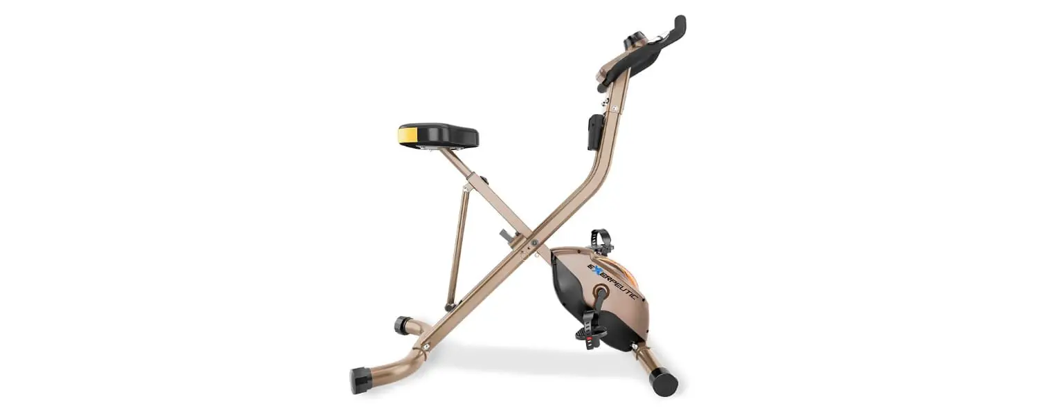 Exerpeutic Gold Heavy Duty Foldable Exercise Bike